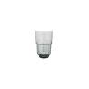 Vaso de bebidas Linq apilable vidrio gris ahumado cl 41,4