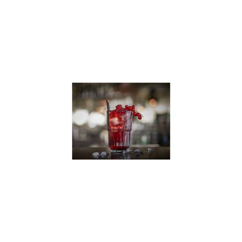 Gobelet à boissons Linq empilable verre gris fumé cl 41,4