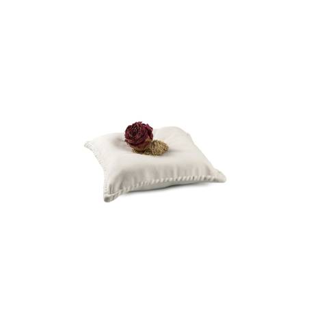 Almohada 100% Chef de porcelana blanca 24x24 cm