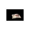 100% Coussin de chef en porcelaine blanche 24x24 cm