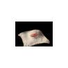Almohada 100% Chef de porcelana blanca 24x24 cm