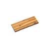 Tabla de cortar rectangular de madera de acacia cm 53X19X2