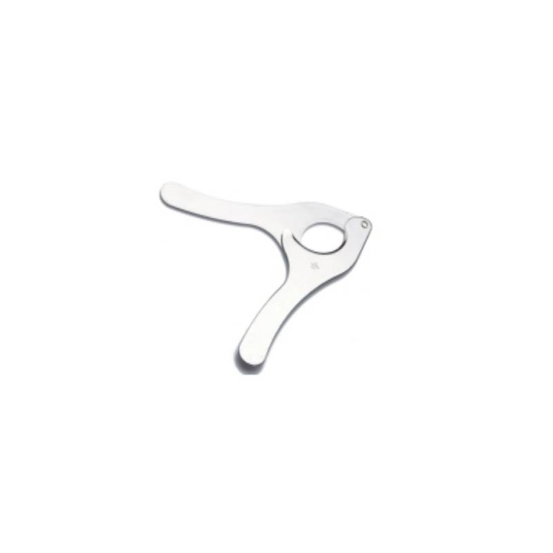 Pinza rizadora de acero inoxidable Zaseves 23 cm