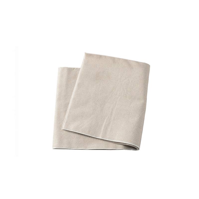 Nappe de cuisine en cellulose cacao 100x100 cm