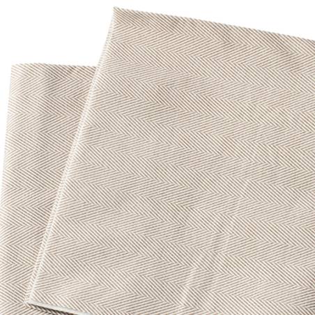 Nappe de cuisine en cellulose cacao 100x100 cm