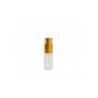 100% Chef plastic powder spray bottle with gold cap