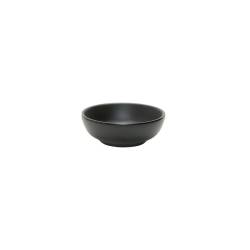 Taza redonda de melamina negra 10 cm