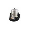 Ocoo Pro 100% Chef olla de acero inoxidable y porcelana negra lt 4,5