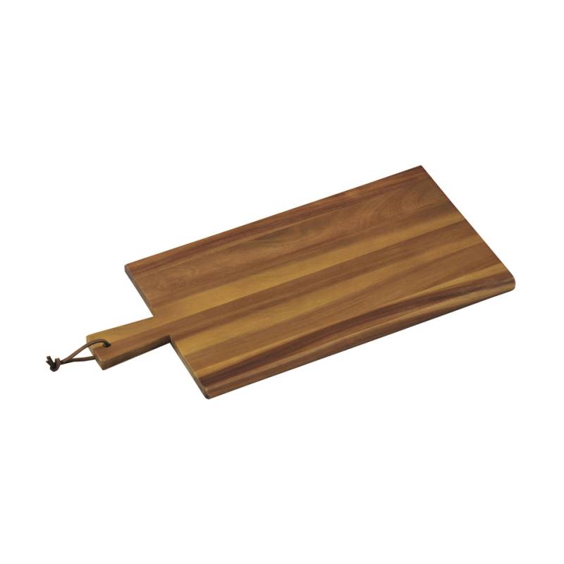 Planche à découper rectangulaire avec manche en bois d'acacia 45x22 cm