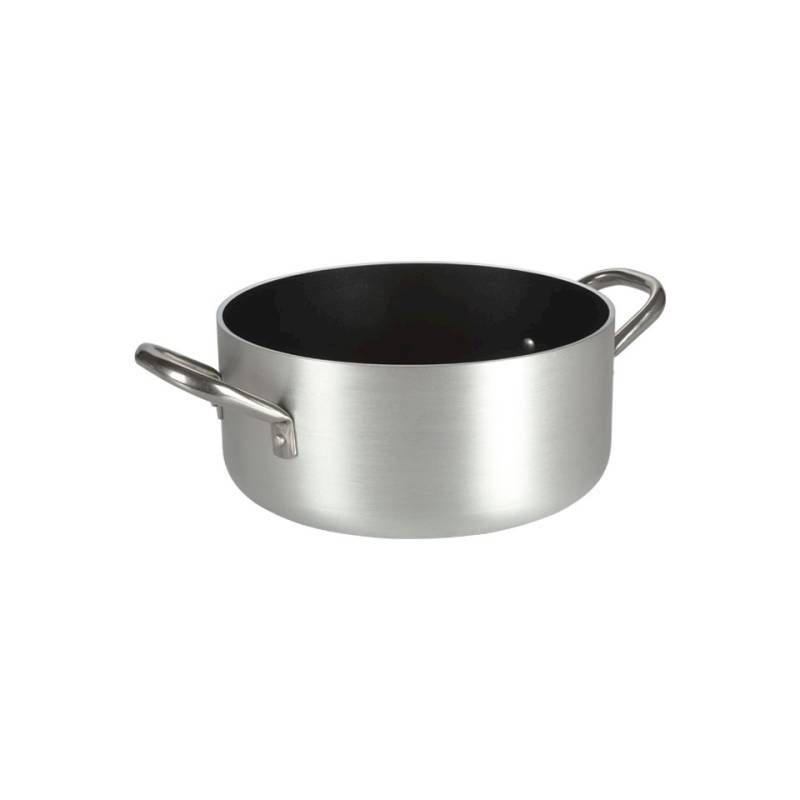 Cacerola mediana de inducción Ballarini con dos asas de aluminio antiadherente cm 28