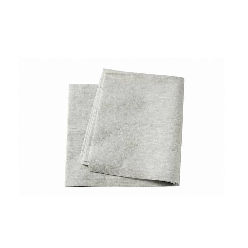 Nappe en cellulose gris clair Easy 100x100 cm