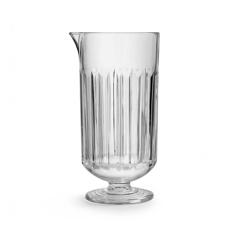 Verre à mélange Flashback en verre taillé avec pied cl 75