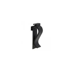 Black plastic label holder clip cm 5.5