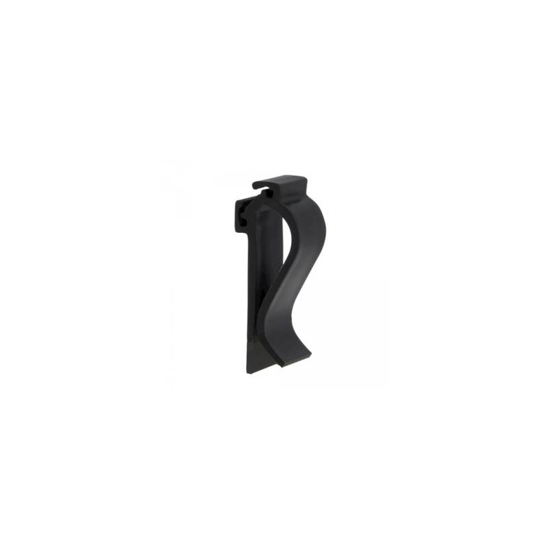 Clip porte-étiquette plastique noir cm 5,5