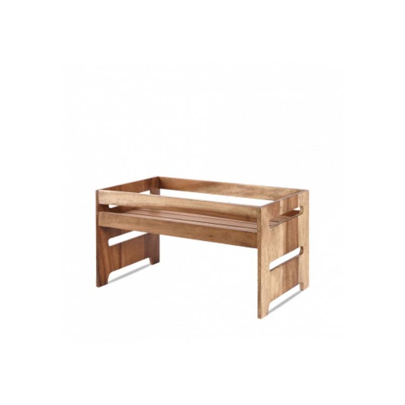 Buffetscape Churchill de madera de acacia marrón 44,5x25,8x23,5 cm