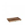 Buffetscape Churchill tabla de pan inserto de madera de acacia marrón 37,3x23,4 cm