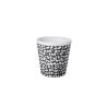 Mug Tiki Reptil porcelaine noire et blanche cl 43