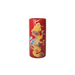 Taza Tiki Dragón en porcelana roja con decoración cl 50
