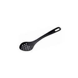Cuillère Piazza en nylon noir perforé cm 35