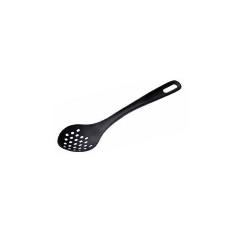 Cuillère Piazza en nylon noir perforé cm 35