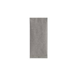 Sac à couverts en papier paille gris avec serviette cm 24x11