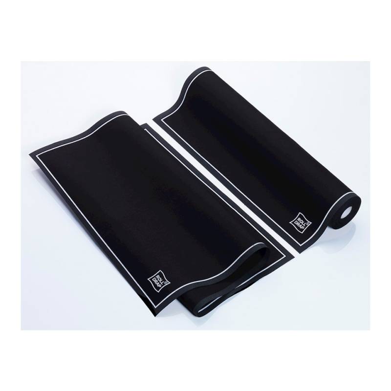 Roll-Drap rollo 10 paños de cocina 100% algodón negro cm 40x64