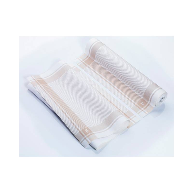 Vintage Roll-Drap rollo 10 paños de cocina 100% algodón beige cm 40x64