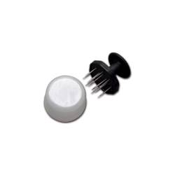 Raspador de pescado Sanelli de acero inoxidable y nylon negro
