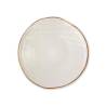 Piatto piano Mediterraneo Novità Home in ceramica bianco cm 27,5