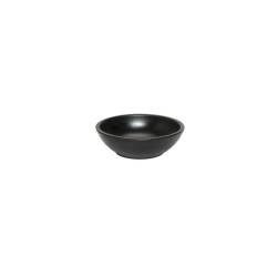 Taza redonda de melamina negra 7x2 cm