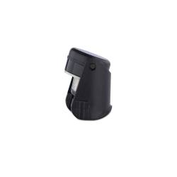 Tapón de champán de plástico negro
