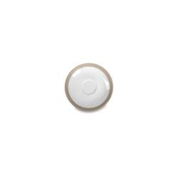 Coffee&Co Kaffeetassenteller aus taubengrauem Porzellan 12,5 cm
