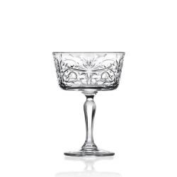 RCR Tattoo Coupe à champagne décorée en verre cl 26,8