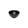 Taza redonda de melamina negra 11,5 cm