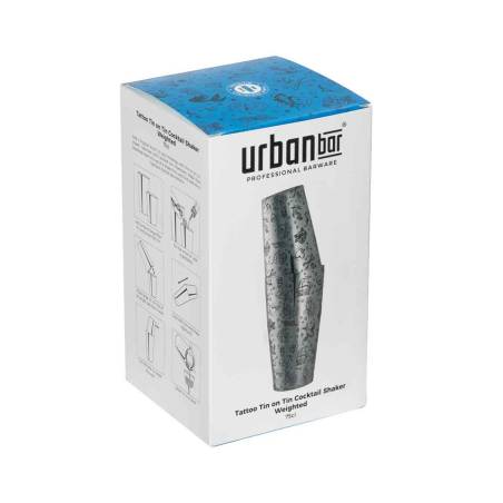 Agitador equilibrado boston Tattoo Urban Bar acero inoxidable cl 75