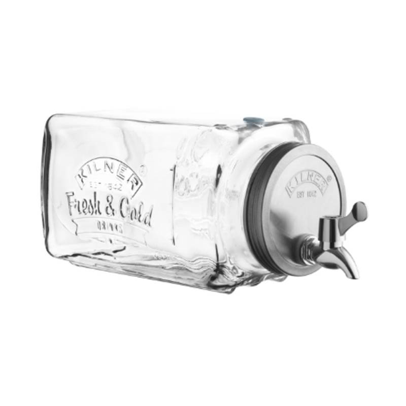 Distributeur Kilner en verre pour réfrigérateur avec robinet lt 3