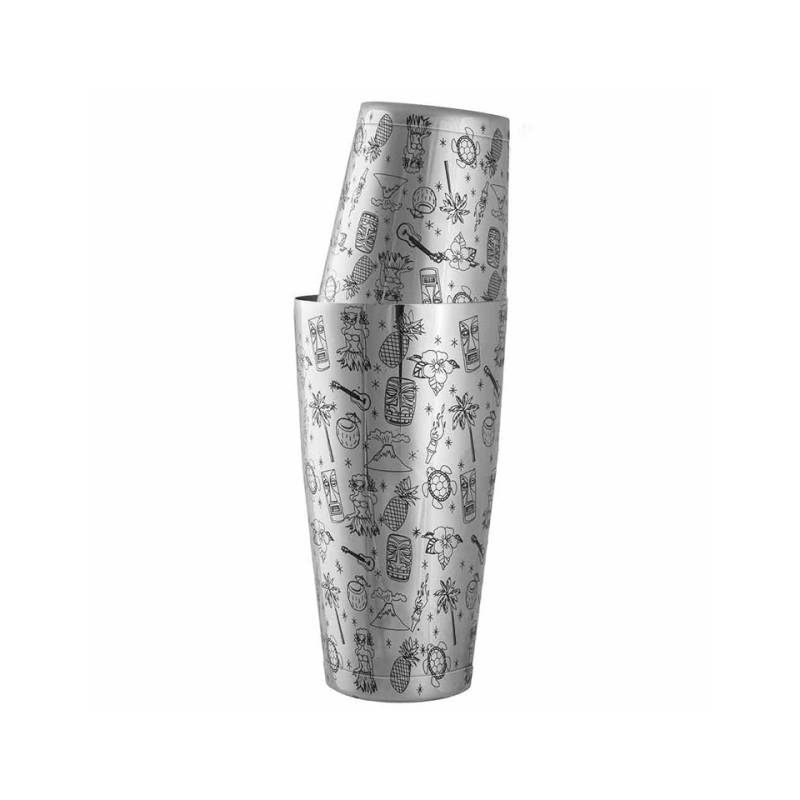 Balanced Tiki Urban Bar shaker en acier inoxydable cl 75