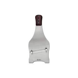 Coupe truffe géant à lame lisse en acier inoxydable Sanelli Ambrogio avec manche en bois de rose