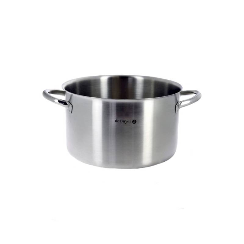 De Buyer inox cocotte haute 2 poignées Prim'appety cm 28