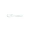 Cuillère en porcelaine blanche 10,5 cm