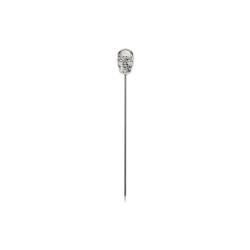 Poinçons de tête de mort en acier inoxydable 11,1 cm