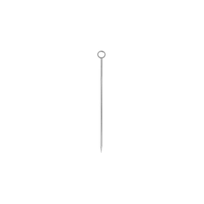 Brochetas de cóctel circulares de acero inoxidable 10,8 cm