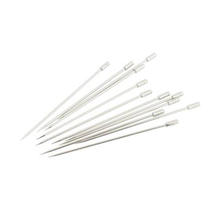Pinchos de cóctel de acero inoxidable 11 cm