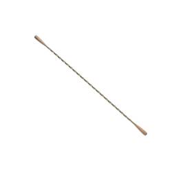 Agitateur double extrémité en acier inoxydable cuivré antique cm 33,5