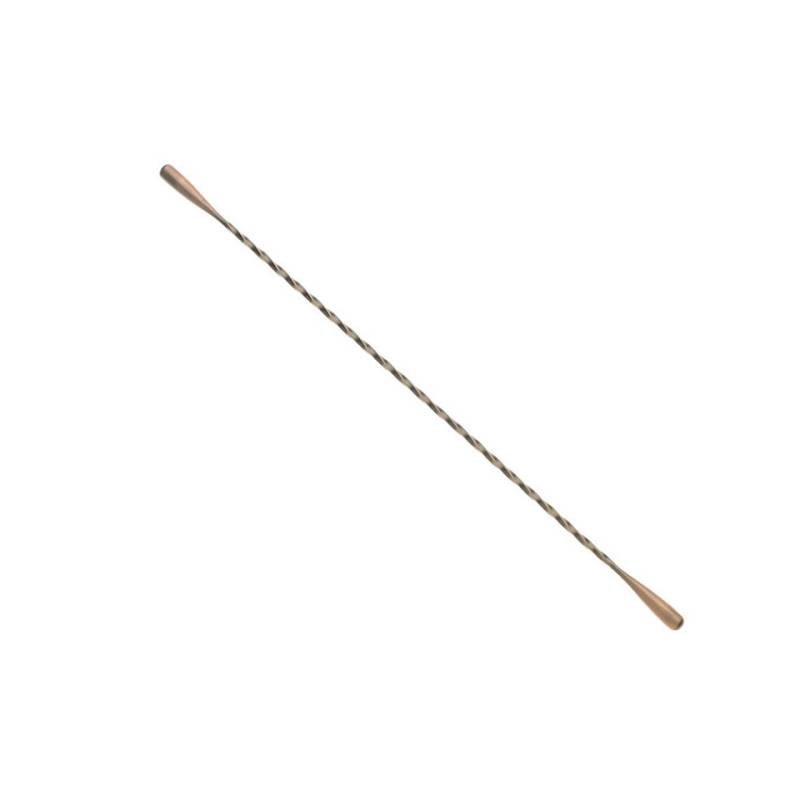 Agitador de doble punta de acero inoxidable cobrizo envejecido cm 33,5