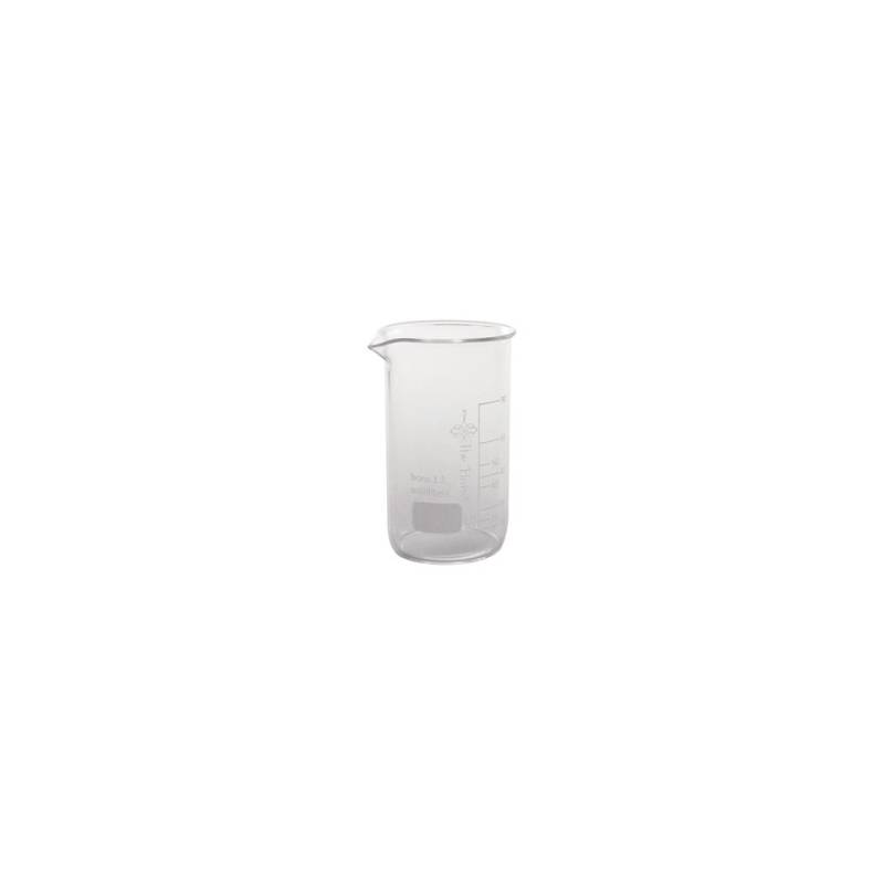 Récipient cylindrique gradué en verre ml 90