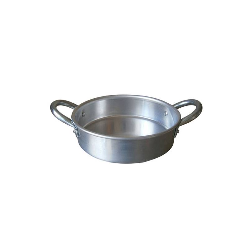 Casserole basse avec 2 poignées en aluminium cm 18