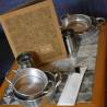 Casserole basse avec 2 poignées en aluminium cm 18