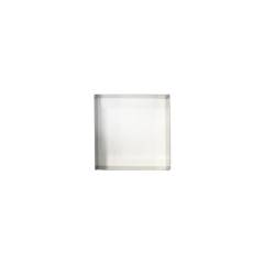 Molde cuadrado de acero inoxidable 14x14 cm