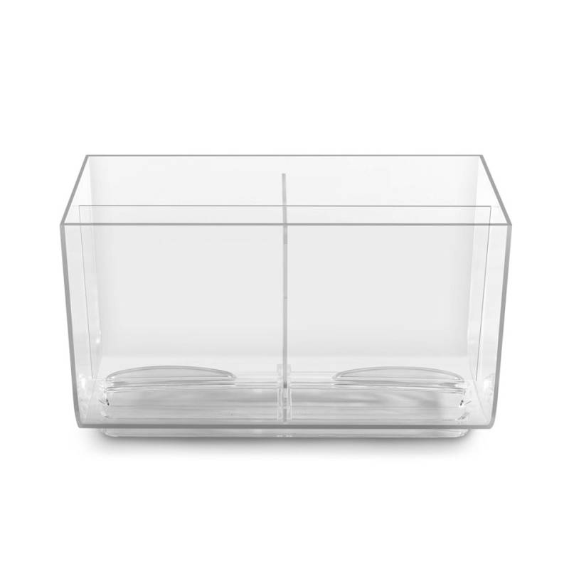 Estación de vino espumoso 8 botellas en acrílico transparente cm 44x27,5x25